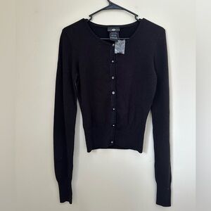 NWT It's Our Time Black Button-Up Women’s Cardigan